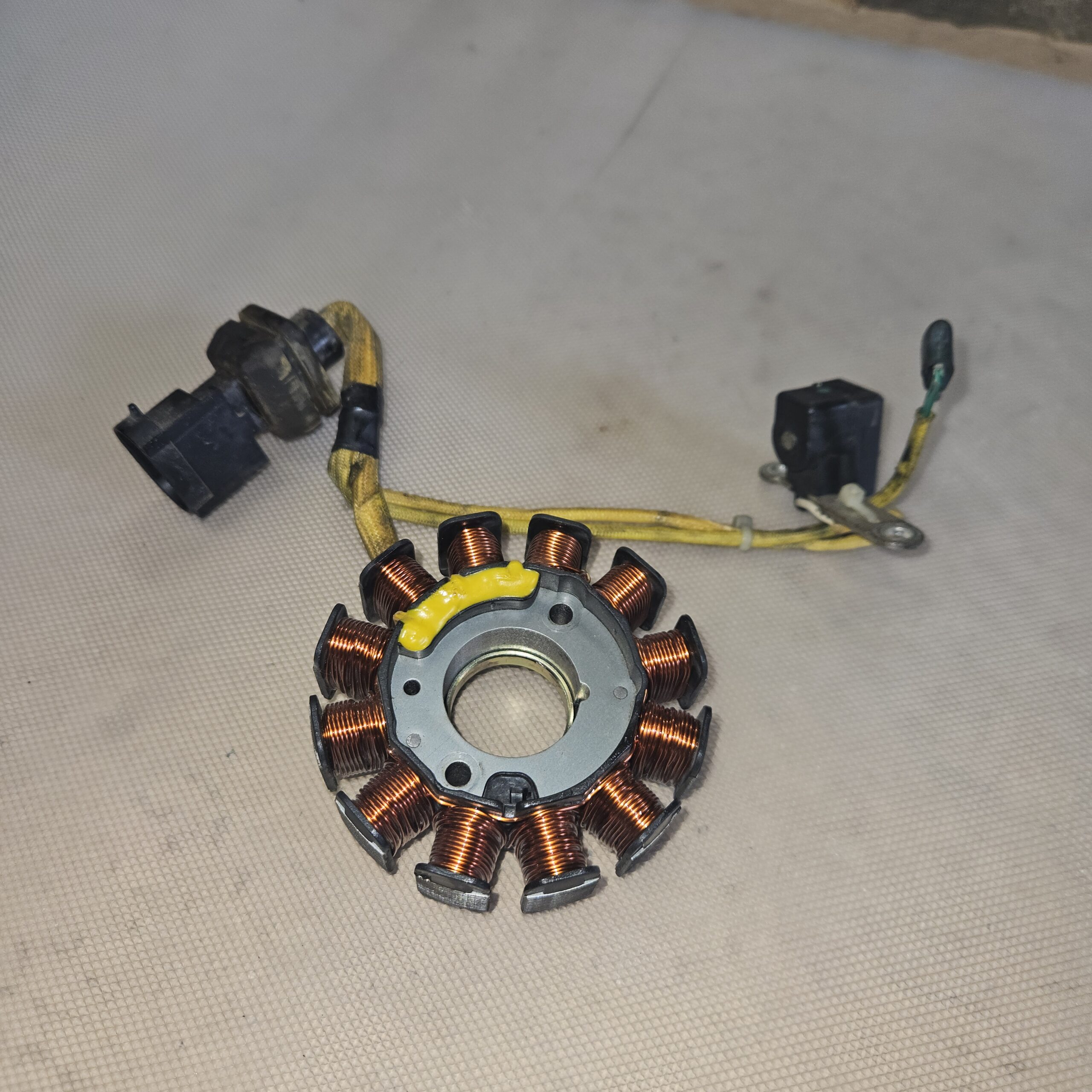 Stator d’allumage d’occasion pour Piaggio 125 Liberty 2008, pièce d’origine testée