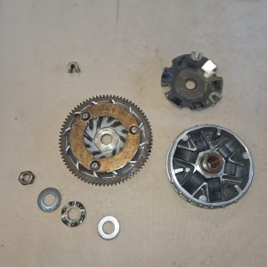 Variateur et joue fixe d’occasion pour Piaggio 125 Liberty 2008, pièces d’origine testées