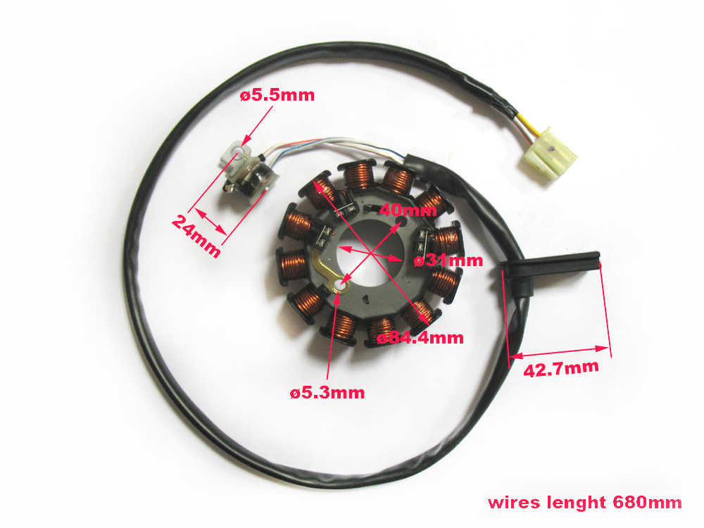 stator Minarelli AM6 12 pôles DT50 TZR Rieju MRT neuf