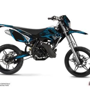 Kit Deco 50cc Graff Beta RR 50 Motard Bleu 2021
