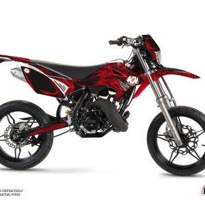 Kit Deco 50cc Graff Beta RR 50 Motard Rouge 2021