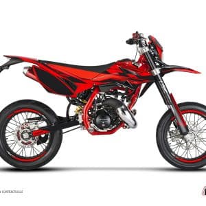 Kit Deco 50cc FIRENZE Beta RR 50 Motard Rouge Noir 2021