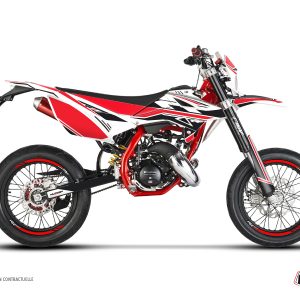 Kit Deco 50cc FIRENZE Beta RR 50 Motard Blanc Rouge Noir 2021