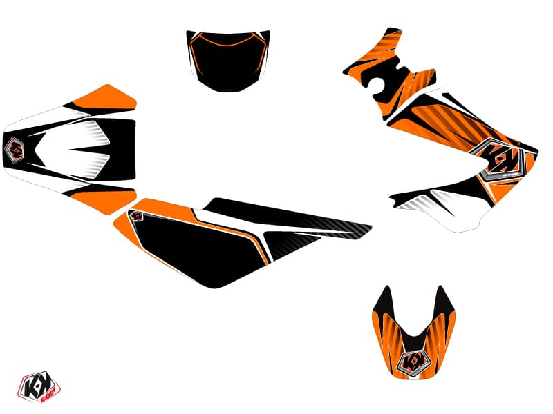 Kit Deco 50cc Factory Derbi DRD Xtreme Orange 2000-2005 – Image 2