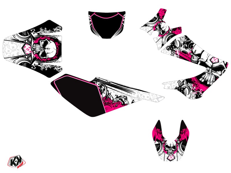 Kit Deco 50cc Trash Derbi DRD Xtreme Rose 2000-2005 – Image 2