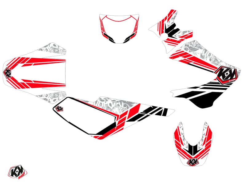 Kit Deco 50cc Spirit Derbi DRD Xtreme Rouge 2006-2010 – Image 2