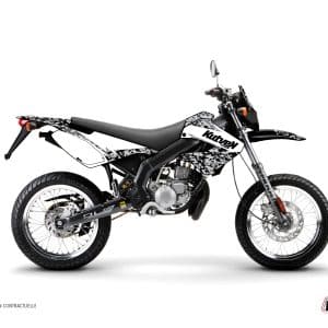 Kit Deco 50cc Predator Derbi DRD Xtreme Blanc 2006-2010
