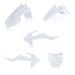 KIT PLASTIQUE CYCRA 5 ELEMENTS GAS GAS MC 65 21 BLANC 2021-2023