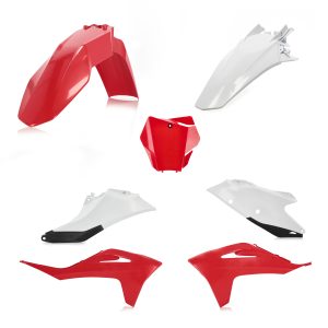 Kit Plastique Cycra 5 Elements GAS GAS MC 21 ROUGE / BLANC 2021-2023