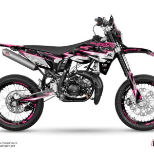PACK Kit Deco + Housse de Selle 50cc BARBARIAN Sherco SM 50 Rose