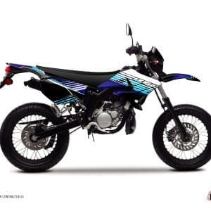Kit Deco 50cc Flow Yamaha DT 50 Bleu 2007-2011