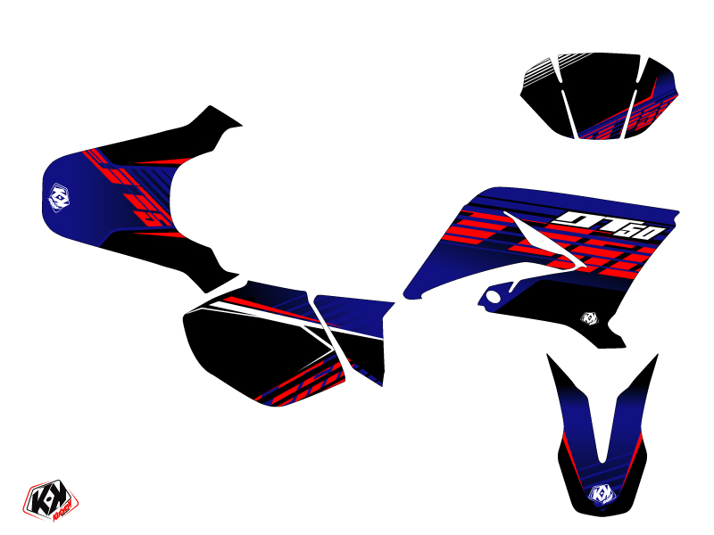 Kit Deco 50cc Flow Yamaha DT 50 Rouge 2007-2011 – Image 2