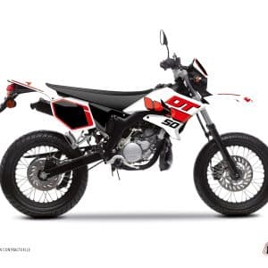 Kit Deco 50cc Vintage Yamaha DT 50 Rouge 2007-2011