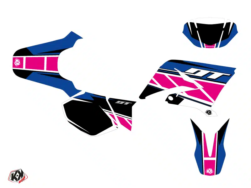 Kit Deco 50cc Replica Yamaha DT 50 Rose 2007-2011 – Image 2
