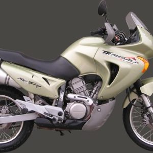 Silencieux Motard XL 650 TRANSALP Big Oval Alu Homologué 2000-2007