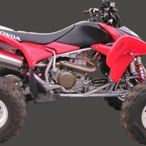 Silencieux Atv Line TRX 450 Big Oval Alu Homologué 2004-2012