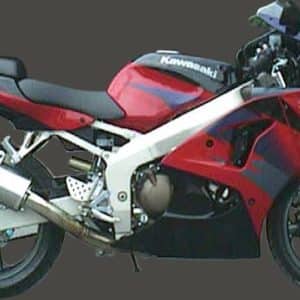 Silencieux Superline ZX-6R / Big Oval Alu Homologué 1998-2001