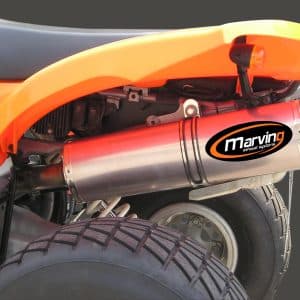 Silencieux Atv Line KVX 700 Big Oval Alu Homologué 2004-2011