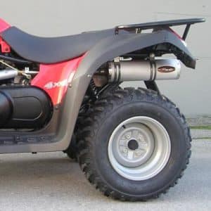 Silencieux Atv Line MXU 500 Small Oval Alu Homologué 2006-2008