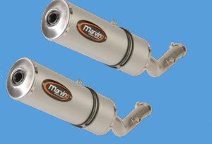 Silencieux Motard XT 660 X-R Small Oval Alu Homologués - Vendus par Paire 2004-2013