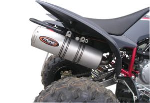 Pot 250 RAPTOR Silencieux Atv Line Silencieux Ovale Alu Non Homologuée 2008-2013