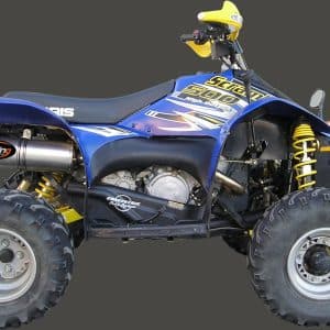 Silencieux Atv Line SCRAMBLER 500 Big Oval Alu Homologué 1998-2005