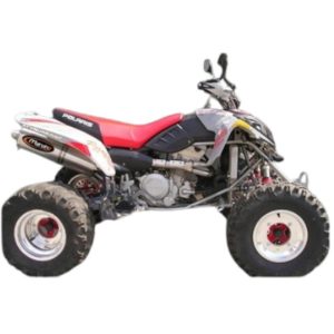 Sil. ATV LINE Polaris Predator 500 - ALU Homologué Big Oval Alu 2004