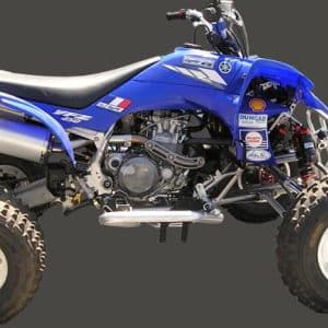 Pot YFM 450 Ligne Complète Atv Line Silencieux Ovale Alu Homologué 2004-2010