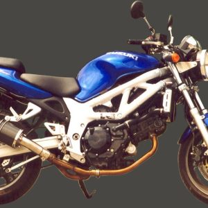 Silencieux Superline SV 650 / Big Oval Carbone Homologué 1999-2002