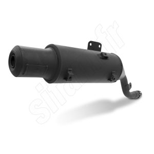 Silencieux EDR XT 400/500 2 Amortisseurs - Noir Non Homologué 1977-1989