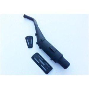 Silencieux EDR DR 500 Noir Non Homologué 1981-1983