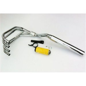 Pot 4en1 CB 350 FOUR Ligne Complète Racing Silencieux Chromé Non Homologuée 1974-1979