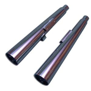 Silencieux Marvi CM 400 C CUSTOM Chromés Homologués - Vendus par Paire 1982-1983