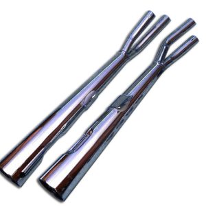 Silencieux Marvi CB 350 FOUR Chromés Homologués - Vendus par Paire 1974-1979