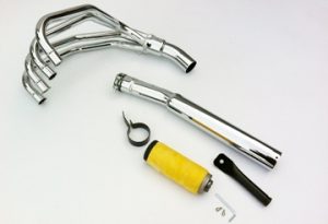 Pot 4en1 CB 500 FOUR Ligne Complète Racing Silencieux Chromé Non Homologuée 1972-1974
