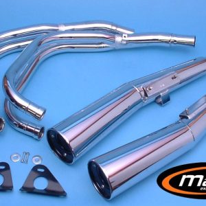 Pot 4/2 CB 750 KZ Ligne Complète Master Silencieux Chromé Homologuée 1979-1982