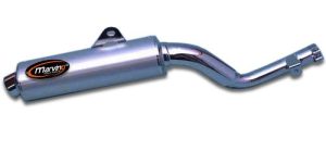 Silencieux Amacal XL 600 LM/RM Ø100 Chromé Revêtement Alu Homologué 1985-1988