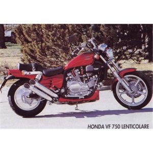 Sil. LEGEND VF 750 MAGNA Ligne Complète Non Homologuée Turn Out Chromés 1993-1999