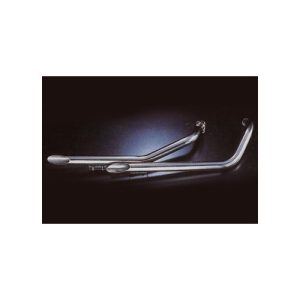 Echap. DRAG PIPES VT750 SHADOW Ligne Complète Non Homologuée Sil. Inox Ø50 Courts Pos.Basse 1997-2001