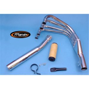 Echap.4/1 RACING Z 1000 J Ligne Complète Non Homologuée Silencieux Chromé 1981-1983