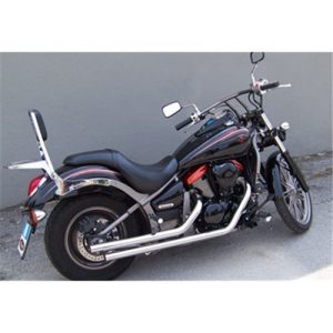 Echap. DRAG PIPES VN 900 SE Ligne Complète Non Homologuée Sil. Inox Ø50 Courts Pos.Basse 2006-2011