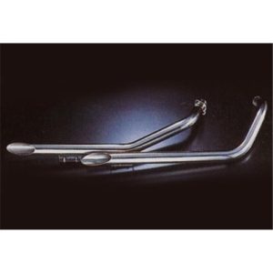 Pot VN800 CLASSI Ligne Complète Drag Pipes Silencieux Inox Ø50 Courts Position Basse Non Homologuée 1996-2005