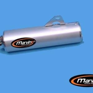 Silencieux Rond RF 600 R Ø104 Chromé Revêtement Alu Homologué 1995-1997