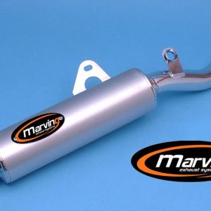 Silencieux Amacal DR 650 RS/RSE Ø100 Chromé Revêtement Alu Homologué 1991-1996