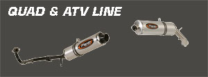 Silencieux Atv Line 125/150/170/250 Rond Ø100 Alu Homologué