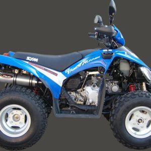 Silencieux Atv Line TRUCK RUNNER 200 Rond Ø100 Alu Homologué 2005-2008