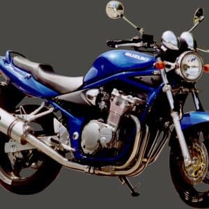 Silencieux Superline 600 BANDIT Big Oval Titane Homologué 2000-2004