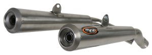 Silencieux Universel RACING STEEL 38 Non Homologué - Vendu a l'unité Ø32-35-38 Acier Inoxydable