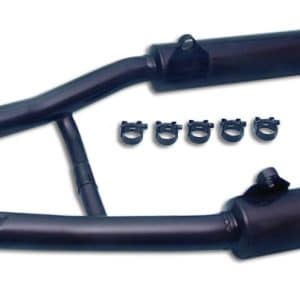 Silencieux Master FZ 750 Noirs Homologués - Vendus par Paire 1985