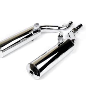 Silencieux Rond XJ 900 DIVERSION Chromés Homologués - Vendus par Paire 1995-2003